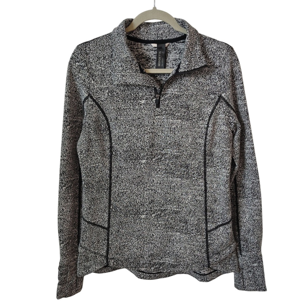 Mondetta Women's Jacket Medium Gray Performance Luxury Zip‎ Athletic Athleisure